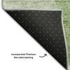 Piper Looms Mayfield Abstract AMF665 Aloe Machine Washable Area Rug Backing Image