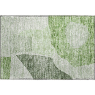 Piper Looms Mayfield Abstract AMF665 Aloe Machine Washable Area Rug Scatter Main Image