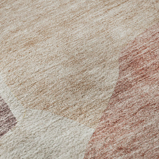 Piper Looms Mayfield Abstract AMF665 Blush Machine Washable Area Rug Swatch Image
