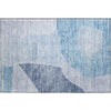 Piper Looms Mayfield Abstract AMF665 Denim Machine Washable Area Rug Scatter Main Image