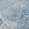 Piper Looms Mayfield Abstract AMF665 Denim Machine Washable Area Rug Swatch Image