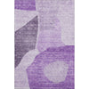 Piper Looms Mayfield Abstract AMF665 Eggplant Machine Washable Area Rug main image