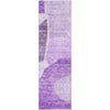 Piper Looms Mayfield Abstract AMF665 Eggplant Machine Washable Area Rug Runner Main Image