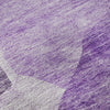 Piper Looms Mayfield Abstract AMF665 Eggplant Machine Washable Area Rug Swatch Image