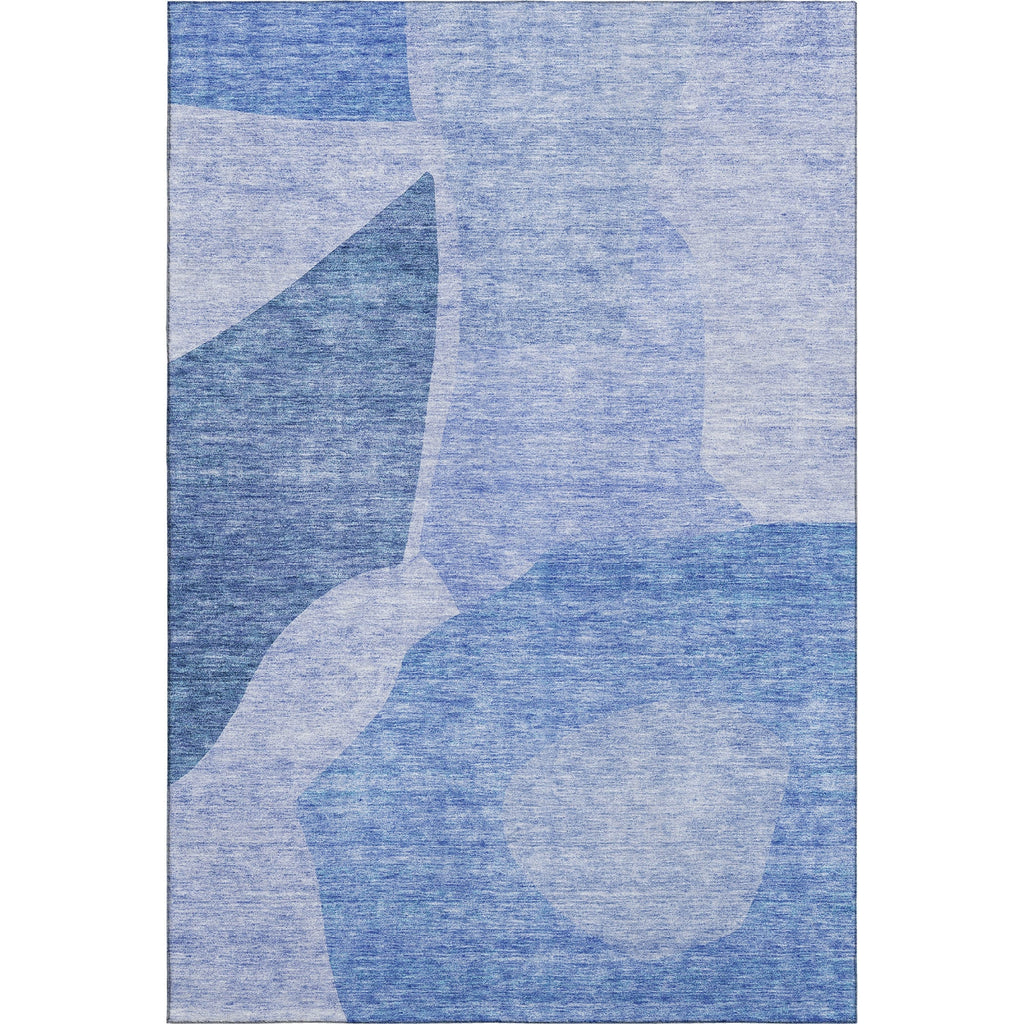 Piper Looms Mayfield Abstract AMF665 Navy Machine Washable Area Rug main image