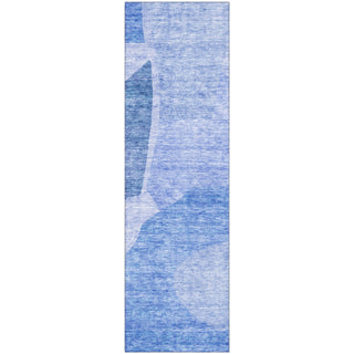 Piper Looms Mayfield Abstract AMF665 Navy Machine Washable Area Rug Runner Main Image