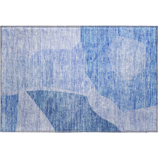 Piper Looms Mayfield Abstract AMF665 Navy Machine Washable Area Rug Scatter Main Image