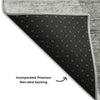 Piper Looms Mayfield Abstract AMF665 Silver Machine Washable Area Rug Backing Image