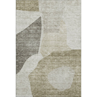 Piper Looms Mayfield Abstract AMF665 Taupe Machine Washable Area Rug main image