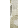 Piper Looms Mayfield Abstract AMF665 Taupe Machine Washable Area Rug Runner Main Image