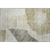 Piper Looms Mayfield Abstract AMF665 Taupe Machine Washable Area Rug Scatter Main Image