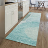 Piper Looms Mayfield Abstract AMF665 Teal Machine Washable Area Rug Runner Lifestyle Image Feature
