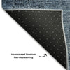 Piper Looms Mayfield Abstract AMF667 Blue Machine Washable Area Rug Backing Image