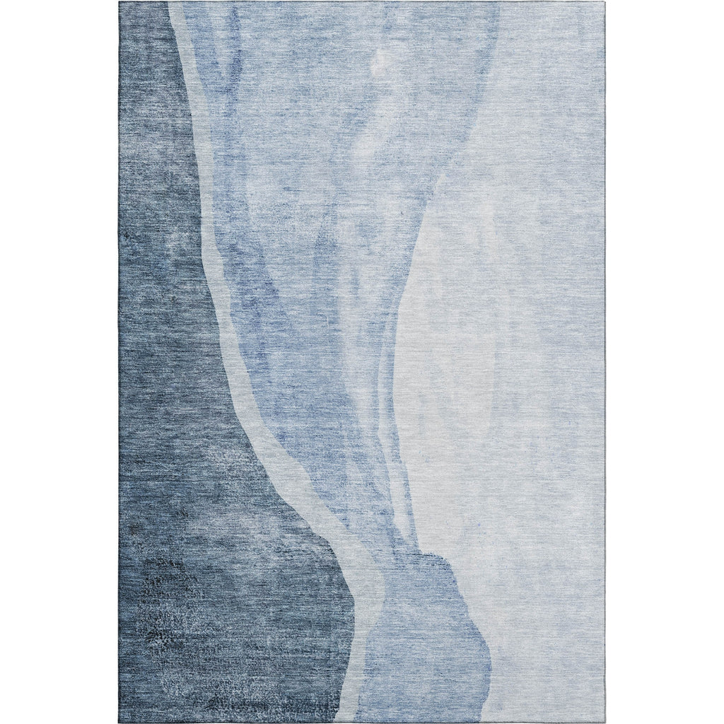 Piper Looms Mayfield Abstract AMF667 Blue Machine Washable Area Rug main image