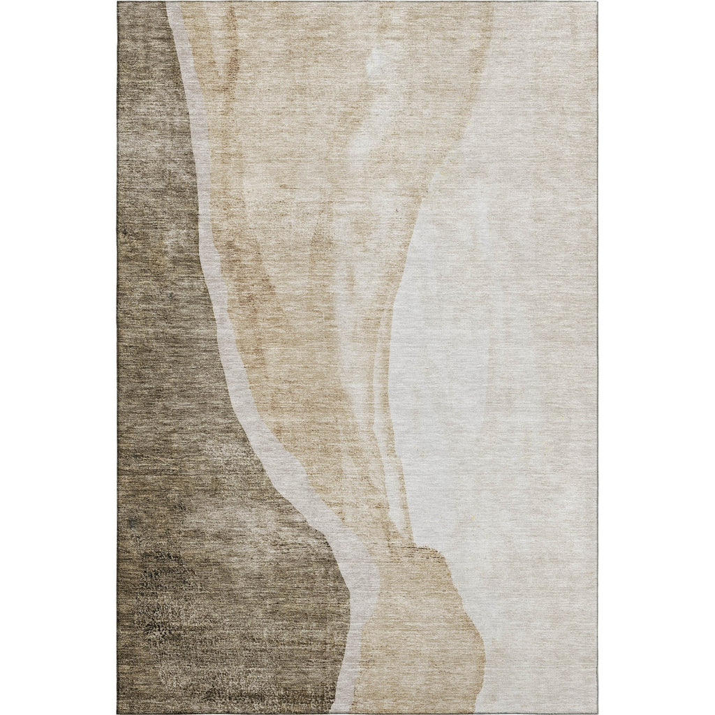 Piper Looms Mayfield Abstract AMF667 Brown Machine Washable Area Rug main image