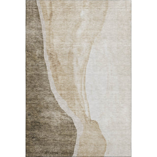Piper Looms Mayfield Abstract AMF667 Brown Machine Washable Area Rug main image