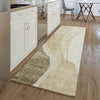 Piper Looms Mayfield Abstract AMF667 Brown Machine Washable Area Rug Runner Lifestyle Image Feature