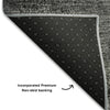 Piper Looms Mayfield Abstract AMF667 Charcoal Machine Washable Area Rug Backing Image