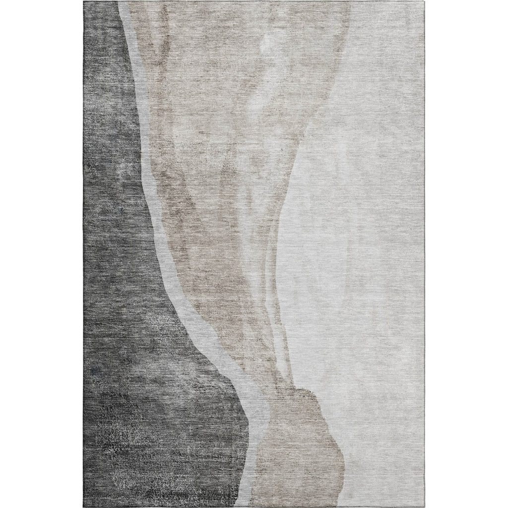 Piper Looms Mayfield Abstract AMF667 Charcoal Machine Washable Area Rug main image