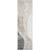 Piper Looms Mayfield Abstract AMF667 Charcoal Machine Washable Area Rug Runner Main Image