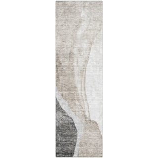 Piper Looms Mayfield Abstract AMF667 Charcoal Machine Washable Area Rug Runner Main Image