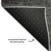 Piper Looms Mayfield Abstract AMF667 Gray Machine Washable Area Rug Backing Image