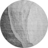 Piper Looms Mayfield Abstract AMF667 Gray Machine Washable Area Rug Round Main Image