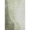 Piper Looms Mayfield Abstract AMF667 Olive Machine Washable Area Rug main image