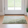 Piper Looms Mayfield Abstract AMF667 Olive Machine Washable Area Rug Scatter Lifestyle Image Feature