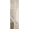 Piper Looms Mayfield Abstract AMF667 Taupe Machine Washable Area Rug Runner Main Image