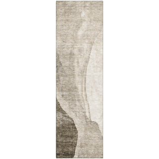 Piper Looms Mayfield Abstract AMF667 Taupe Machine Washable Area Rug Runner Main Image