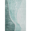 Piper Looms Mayfield Abstract AMF667 Teal Machine Washable Area Rug main image