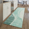 Piper Looms Mayfield Abstract AMF667 Teal Machine Washable Area Rug Runner Lifestyle Image Feature