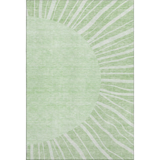 Piper Looms Mayfield Abstract AMF668 Aloe Machine Washable Area Rug main image