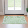 Piper Looms Mayfield Abstract AMF668 Aloe Machine Washable Area Rug Scatter Lifestyle Image Feature