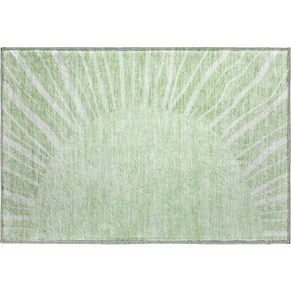 Piper Looms Mayfield Abstract AMF668 Aloe Machine Washable Area Rug Scatter Main Image