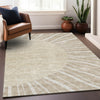 Piper Looms Mayfield Abstract AMF668 Beige Machine Washable Area Rug Lifestyle Image Feature