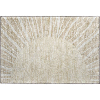 Piper Looms Mayfield Abstract AMF668 Beige Machine Washable Area Rug Scatter Main Image