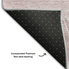 Piper Looms Mayfield Abstract AMF668 Blush Machine Washable Area Rug Backing Image