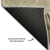 Piper Looms Mayfield Abstract AMF668 Brown Machine Washable Area Rug Backing Image