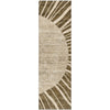 Piper Looms Mayfield Abstract AMF668 Brown Machine Washable Area Rug Runner Main Image