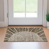 Piper Looms Mayfield Abstract AMF668 Brown Machine Washable Area Rug Scatter Lifestyle Image Feature