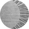 Piper Looms Mayfield Abstract AMF668 Charcoal Machine Washable Area Rug Round Main Image