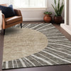Piper Looms Mayfield Abstract AMF668 Chocolate Machine Washable Area Rug Lifestyle Image Feature