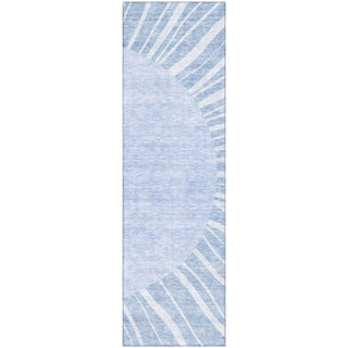 Piper Looms Mayfield Abstract AMF668 Denim Machine Washable Area Rug Runner Main Image