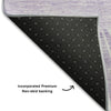 Piper Looms Mayfield Abstract AMF668 Lavender Machine Washable Area Rug Backing Image