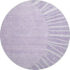Piper Looms Mayfield Abstract AMF668 Lavender Machine Washable Area Rug Round Main Image