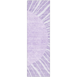 Piper Looms Mayfield Abstract AMF668 Lavender Machine Washable Area Rug Runner Main Image