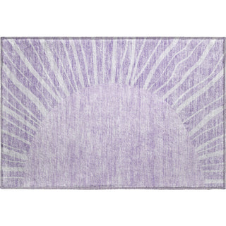 Piper Looms Mayfield Abstract AMF668 Lavender Machine Washable Area Rug Scatter Main Image