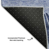 Piper Looms Mayfield Abstract AMF668 Navy Machine Washable Area Rug Backing Image